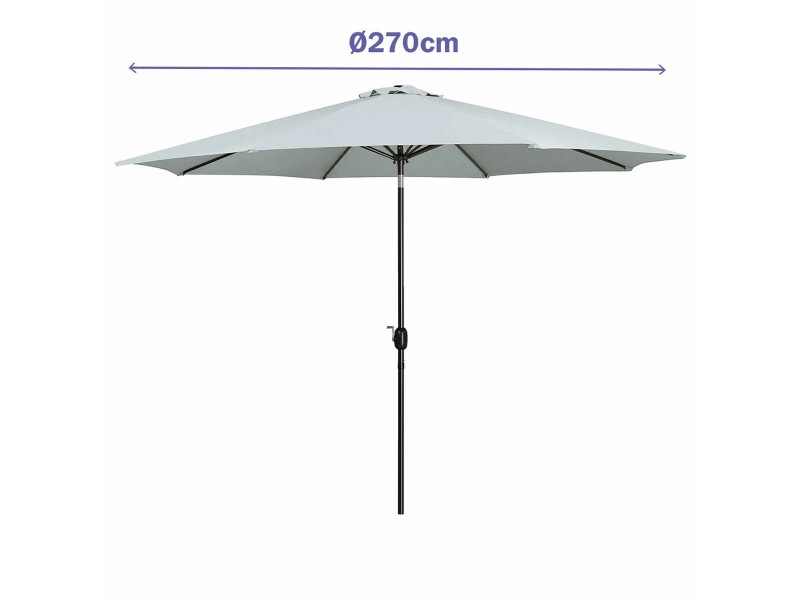 Päikesevari Marbueno Бял Ø 270 cm NaN –  BB Чадъри