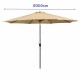 Päikesevari Marbueno Кафяв Ø 300 cm NaN –  BB Чадъри