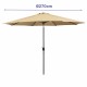 Päikesevari Marbueno Кафяв Ø 270 cm NaN –  BB Чадъри
