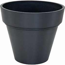 Саксия Mega Collections Ecostone Planter Черен 55 x 51 cm