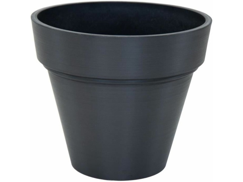 Саксия Mega Collections Ecostone Planter Черен 55 x 51 cm NaN –  BB Саксии