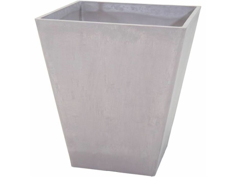 Саксия Mega Collections Ecostone Square Кафяв Тъмнокафяв 48 x 57 cm NaN –  BB Саксии