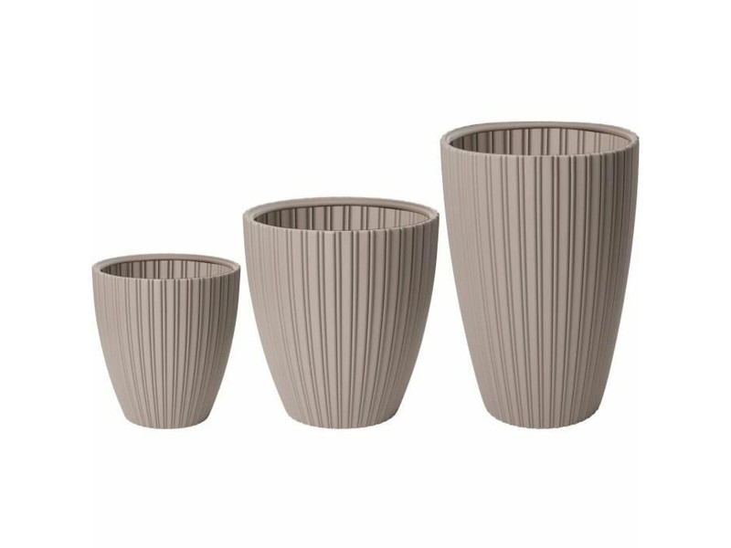 Саксия Garden ID Fancy Кафяв Тъмнокафяв полиетилен 40 x 58 cm NaN –  BB Саксии