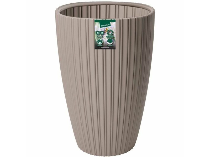 Саксия Garden ID Fancy Кафяв Тъмнокафяв полиетилен 40 x 58 cm NaN –  BB Саксии