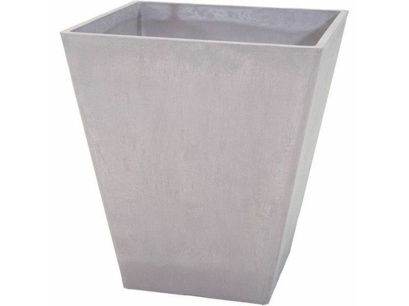 Саксия Mega Collections Ecostone Square Кафяв Тъмнокафяв 41 x 45 cm NaN –  BB Саксии