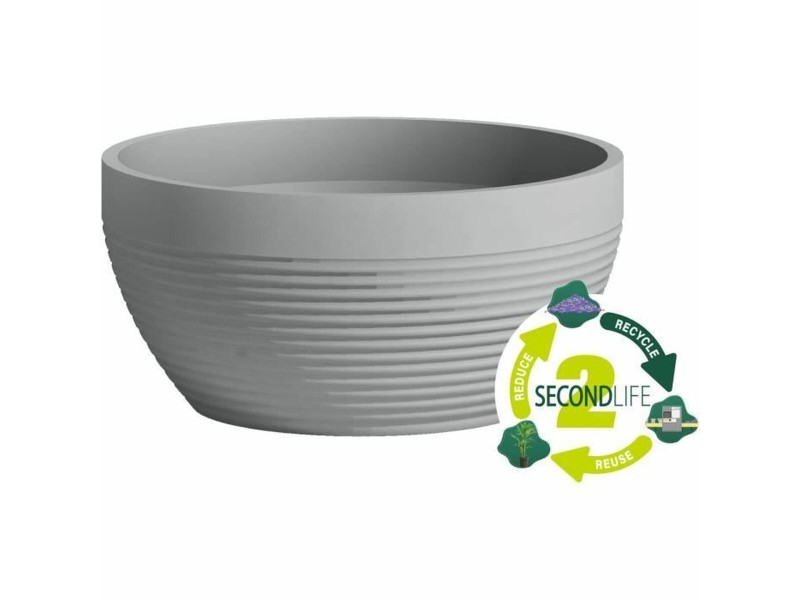 Саксия Garden ID Green Care Сив 30 cm 30 x 14 cm NaN –  BB Саксии