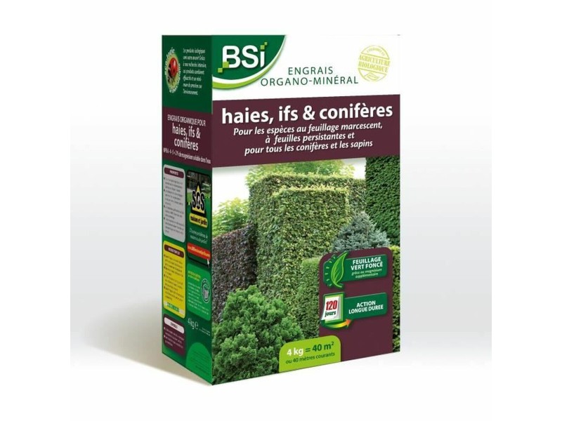 Органичен тор BSI Hedge / Yew / Conifer 4 кг NaN –  BB Торове