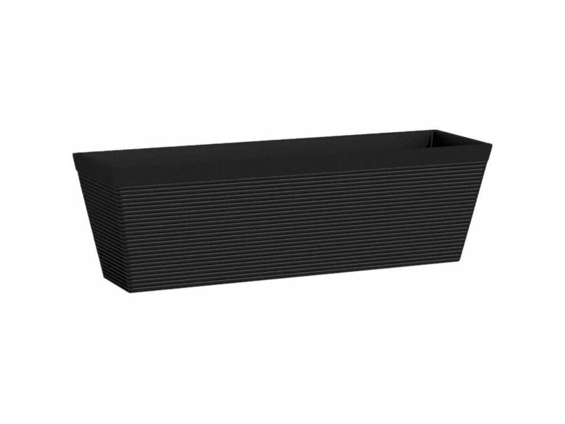 Саксия Garden ID Черен 50 x 16 x 16 cm NaN –  BB Саксии