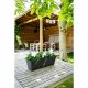 Саксия Garden ID Черен 50 x 16 x 16 cm NaN –  BB Саксии