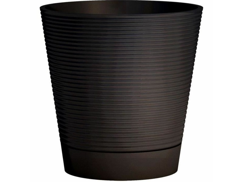 Саксия за самостоятелно поливане Garden ID Черен 40 cm NaN –  BB Саксии