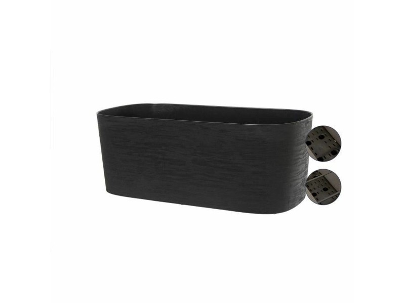 Самополиваща Сеялка Garden ID Черен 80 x 38 cm NaN –  BB Саксии