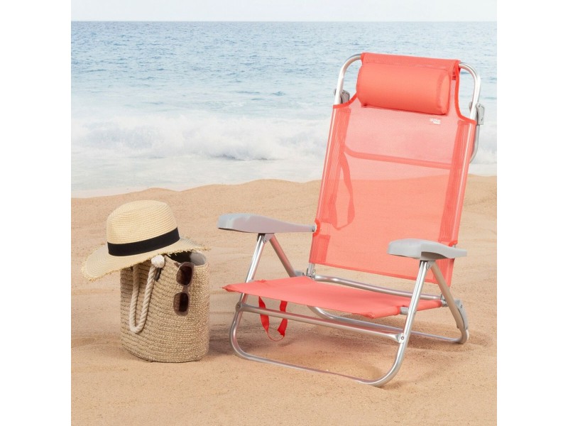 подплатен къмпинг стол Aktive 47 x 82 x 49 cm Flamingo (2 броя) NaN –  BB Сгъваеми столове