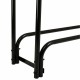 Поставка за Дърва Alexandra House Living Черен Желязо 34 x 124 x 124 cm NaN –  BB Дърварник