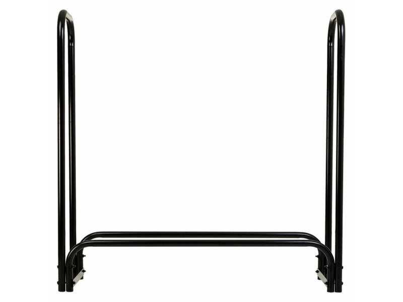 Поставка за Дърва Alexandra House Living Черен Желязо 34 x 124 x 124 cm NaN –  BB Дърварник