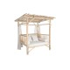 Градинско легло DKD Home Decor Бял Естествен 200 x 180 x 200 cm NaN –  BB Дивани