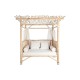 Градинско легло DKD Home Decor Бял Естествен 200 x 180 x 200 cm NaN –  BB Дивани