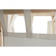 Градинско легло DKD Home Decor Бял Естествен 200 x 180 x 200 cm NaN –  BB Дивани