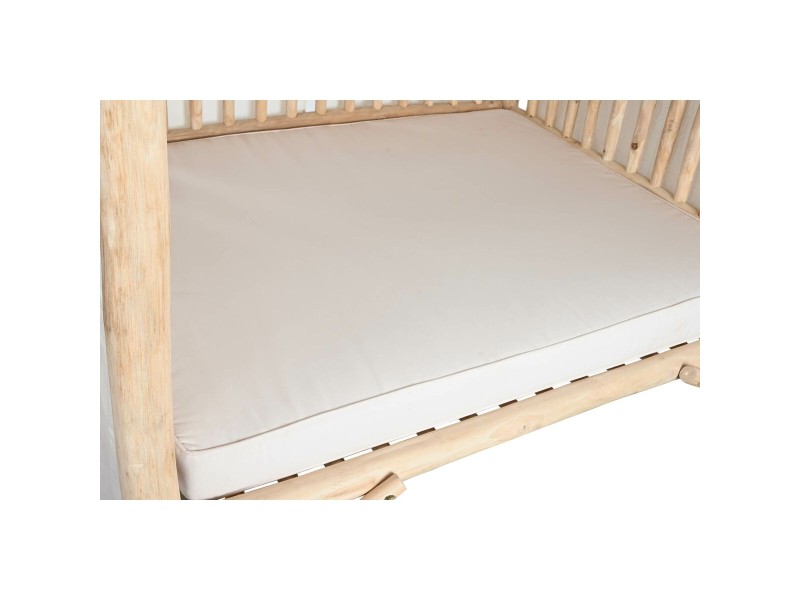 Градинско легло DKD Home Decor Бял Естествен 200 x 180 x 200 cm NaN –  BB Дивани