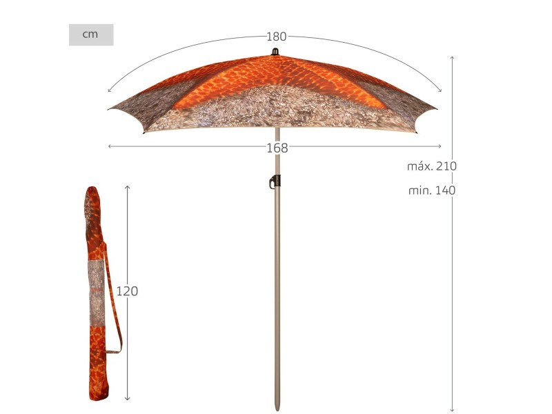 Чадър Aktive 180 x 210 x 180 cm 180 x 215 x 180 cm (6 броя) NaN –  BB Чадъри