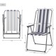 Плажен стол Aktive 44 x 88 x 44 cm NaN –  BB Сгъваеми столове от плат