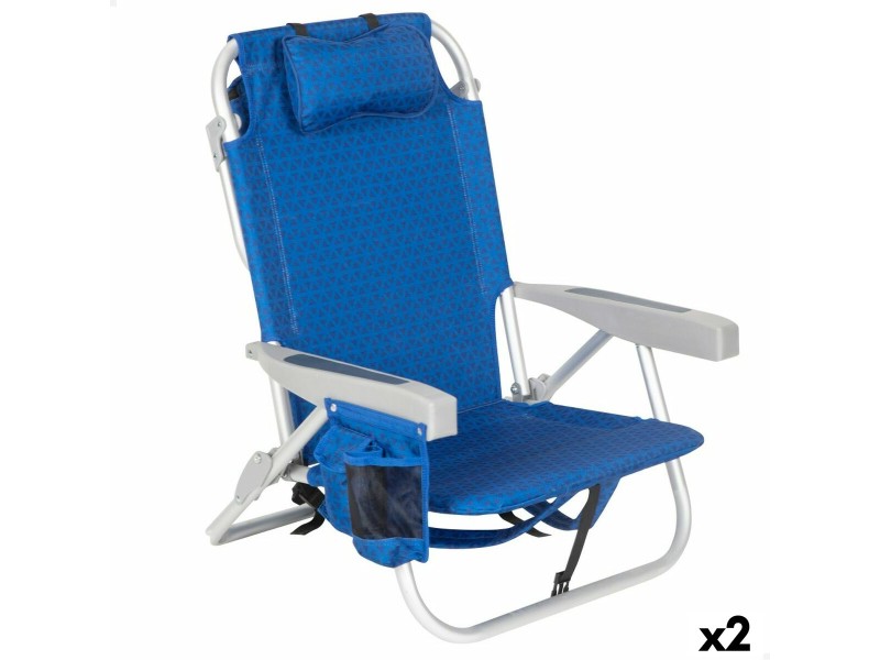 Плажен стол Aktive 50 x 78 x 53 cm NaN –  BB Сгъваеми столове от плат