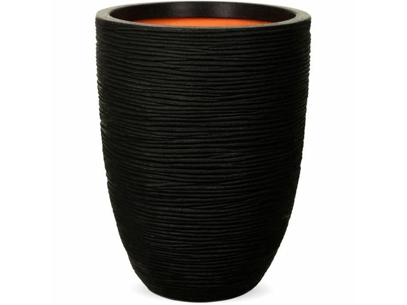 Саксия Capi Europe Черен Пластмаса Кръгъл 34 x 34 x 46 cm NaN –  BB Саксии