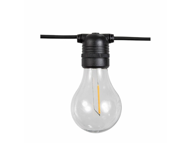 Гирлянда от LED Светлини New Garden Allegra 8 m 10 Бял/Черен Слънчев NaN –  BB Гирлянди за външно осветление