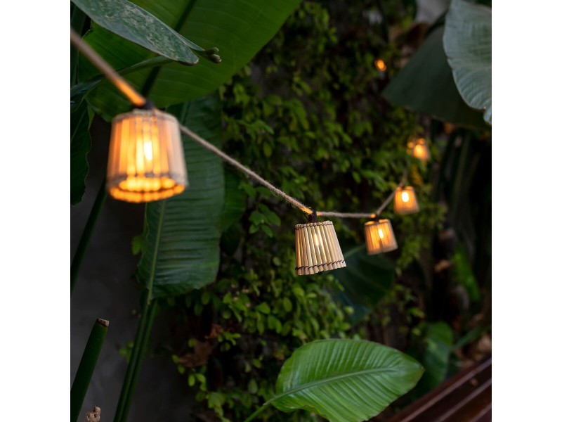 Гирлянда от LED Светлини New Garden Okinawa 8 m 10 Слънчев NaN –  BB Гирлянди за външно осветление