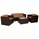 Градински мебели Alexandra House Living Кафяв 65 x 45 x 75 cm 4 Части NaN –  BB Комплекти градински мебели