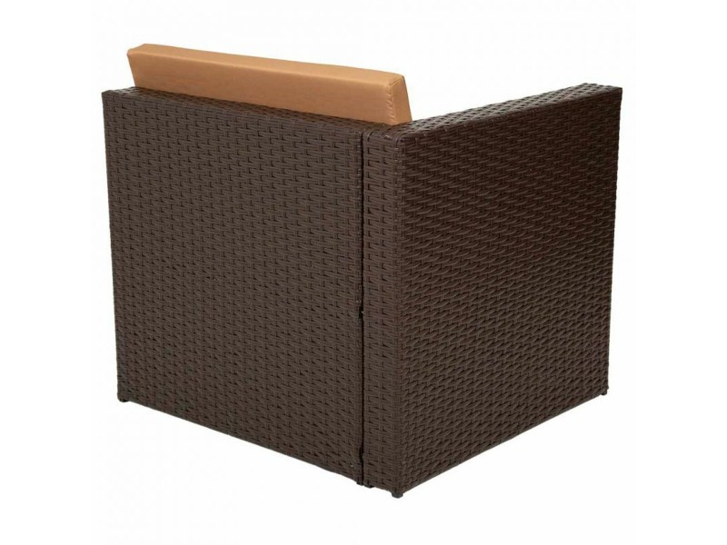 Градински мебели Alexandra House Living Кафяв 65 x 45 x 75 cm 4 Части NaN –  BB Комплекти градински мебели