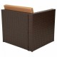 Градински мебели Alexandra House Living Кафяв 65 x 45 x 75 cm 4 Части NaN –  BB Комплекти градински мебели