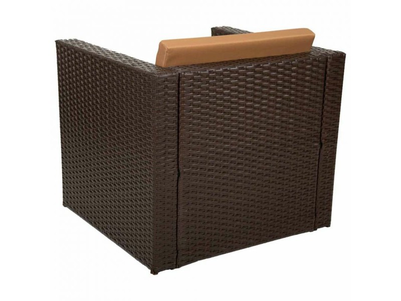 Градински мебели Alexandra House Living Кафяв 65 x 45 x 75 cm 4 Части NaN –  BB Комплекти градински мебели
