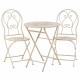 Комплект от маса с 2 стола Alexandra House Living Бял 60 x 75 x 60 cm NaN –  BB Комплекти градински мебели