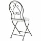 Комплект от маса с 2 стола Alexandra House Living Бял Черен 60 x 75 x 60 cm NaN –  BB Комплекти градински мебели