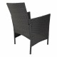Градински мебели Alexandra House Living Черен 61 x 85 x 58 cm 9 Части NaN –  BB Комплекти градински мебели