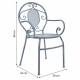Aiatool Alexandra House Living Сив Желязо 54 x 88 x 58 cm NaN –  BB Градински столове за хранене