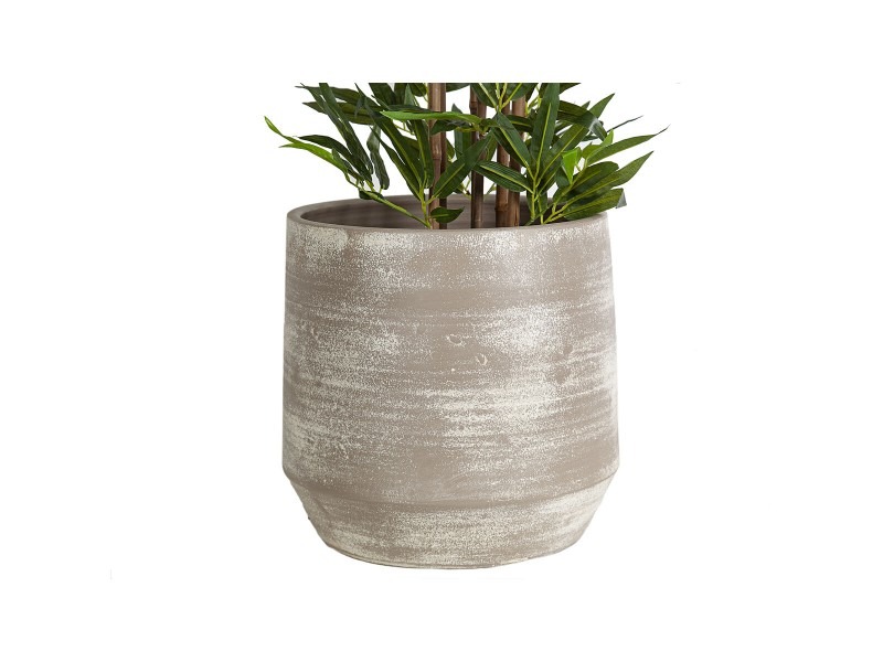 Саксия Romimex Сив Керамика 34 x 34 x 34 cm NaN –  BB Саксии