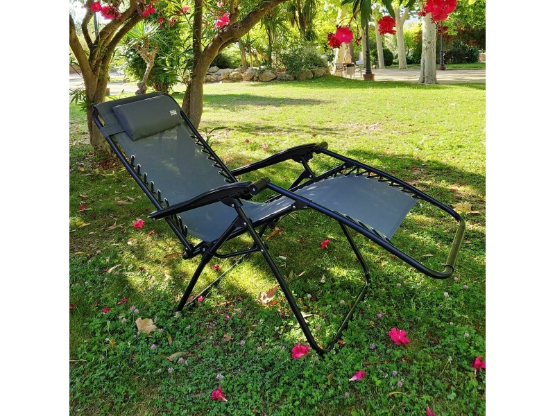 Lamamistool Aktive Тъмно сив 52 x 102 x 68 cm NaN –  BB Шезлонги