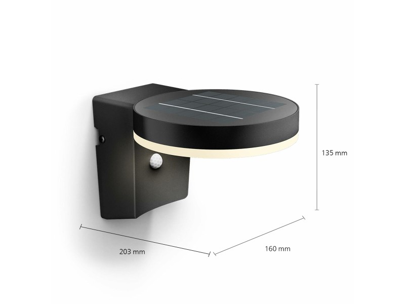 Аплик за стена Philips 1,3 W 250 Lm Слънчев Кръгъл (3000 K) NaN –  BB Външни стенни светлини