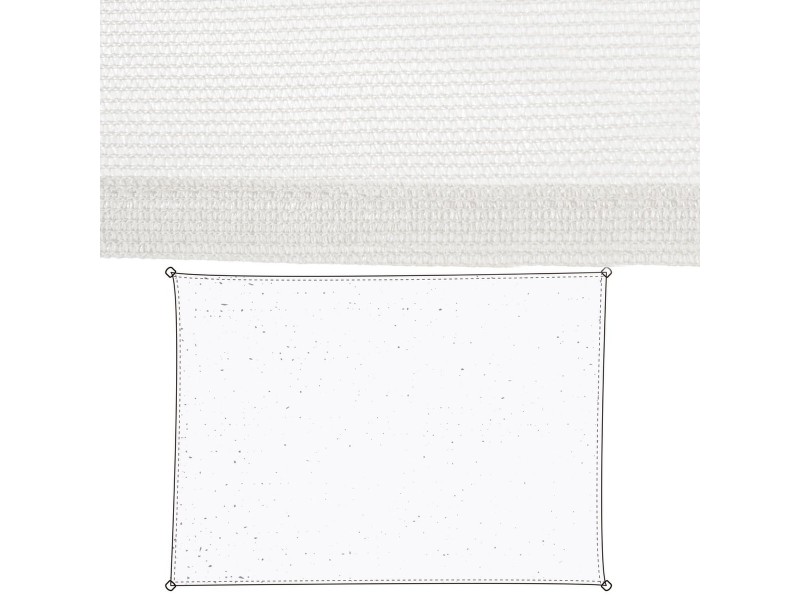 Сянка платна Vela sombreo Бял 350 x 1 x 500 cm NaN –  BB Сянка платна