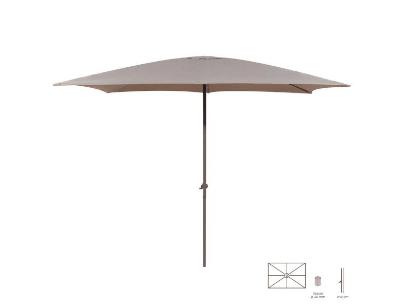 Päikesevari Tessa Тъмнокафяв Алуминий 300 x 400 x 250 cm NaN –  BB Чадъри