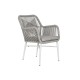 Градинско кресло Home ESPRIT Бял Сив Алуминий синтетичен ратан 57 x 63 x 84 cm NaN –  BB Фотьойли