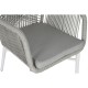 Градинско кресло Home ESPRIT Бял Сив Алуминий синтетичен ратан 57 x 63 x 84 cm NaN –  BB Фотьойли