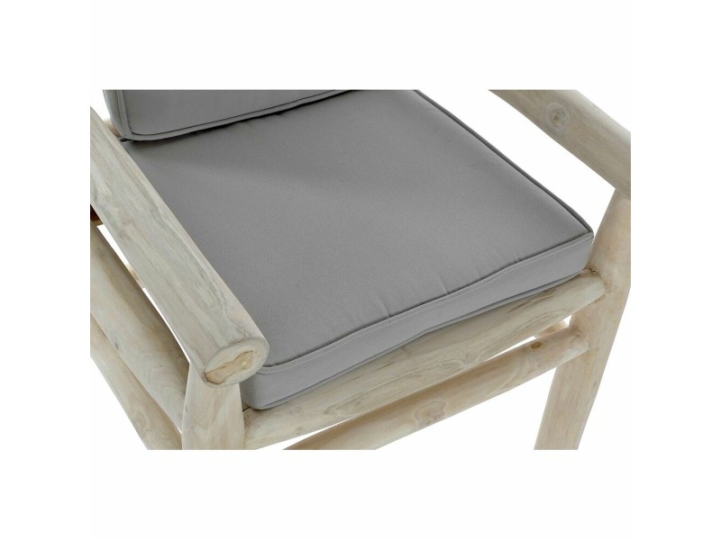 Градинско кресло DKD Home Decor Естествен Светло сив Тик 65 x 80 x 92 cm NaN –  BB Фотьойли