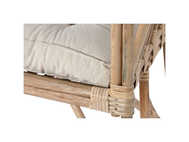 Aiatool Home ESPRIT Бамбук Pатан 58 x 61 x 87 cm NaN –  BB Покрити плетени столове
