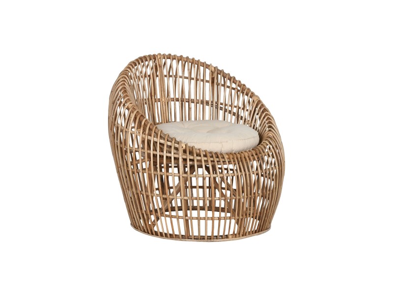 Aiatool Home ESPRIT Бамбук Pатан 70 x 70 x 74 cm NaN –  BB Покрити плетени столове