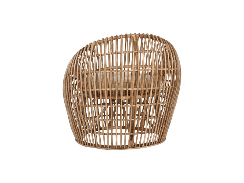 Aiatool Home ESPRIT Бамбук Pатан 70 x 70 x 74 cm NaN –  BB Покрити плетени столове
