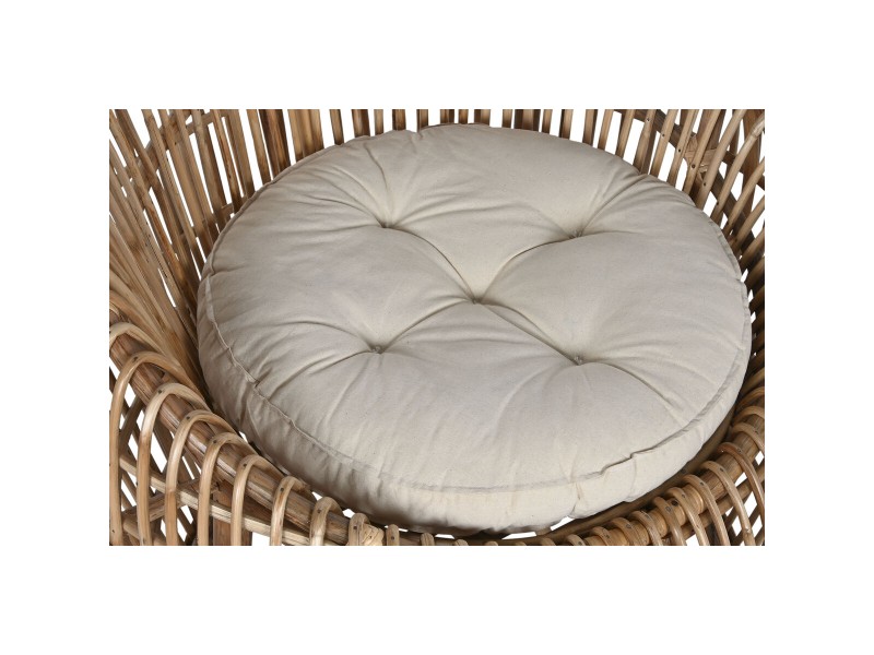 Aiatool Home ESPRIT Бамбук Pатан 70 x 70 x 74 cm NaN –  BB Покрити плетени столове