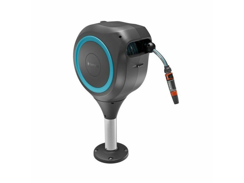 Държач на маркуч Gardena RollUp Ø 13 mm Дървен Автоматичен На почва 20 m NaN –  BB Макари