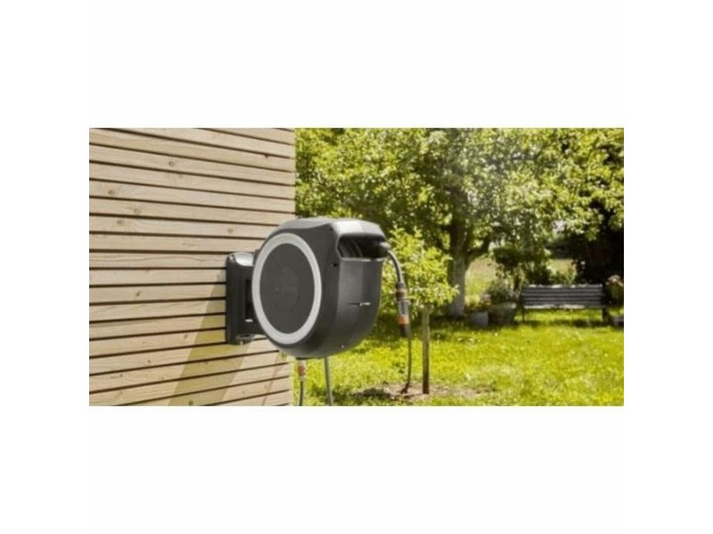 Държач на маркуч Gardena RollUp Ø 13 mm Пластмаса Автоматичен Стенен 35 m NaN –  BB Макари